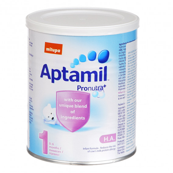 Aptamil HA 1, νεογνά, κουτί 400 g. Milupa Aptamil HA 1, νεογνά, κουτί 400 g. Milupa 100061 2