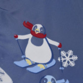 Σκουφάκι για αγόρι σε μπλε χρώμα, με πιγκουίνους TUTU 100146 3
