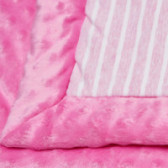 Βελουτέ κουβέρτα σε ροζ χρώμα, για κορίτσι TUTU 100346 2