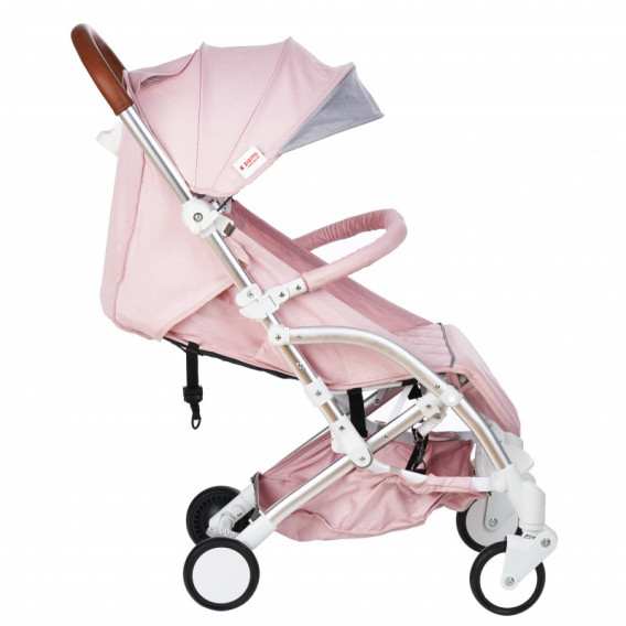 Καρότσι μωρού  της Zizito, ελβετικής κατασκευής και σχεδιασμού, σε ροζ χρώμα ZIZITO 100506 2