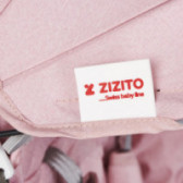 Καρότσι μωρού  της Zizito, ελβετικής κατασκευής και σχεδιασμού, σε ροζ χρώμα ZIZITO 100510 6