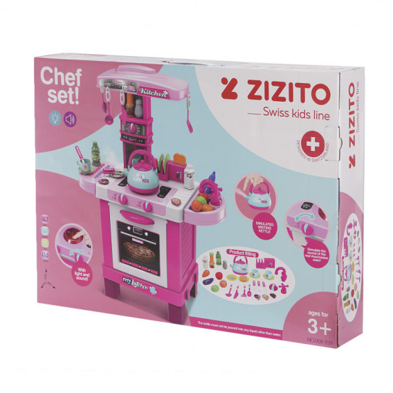 ZIZITO Little Chef Induction Kitchen Center με Φως, Ήχο και Ατμό ZIZITO 100578 2