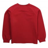 Μπλούζα με κόκκινο χρώμα με επιγραφή για ένα κορίτσι FRACOMINA 10082 2