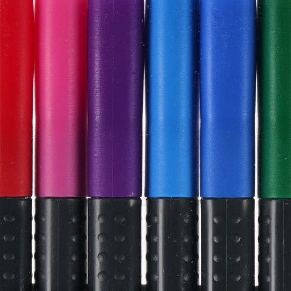 Μαρκαδόροι σε 10 διαφορετικά χρώματα 0,4 mm σε blister από PVC Faber Castell 101047 2