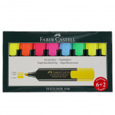 Μαρκαδορακια 8 τεμάχια σε 6 χρώματα Faber Castell 101074 