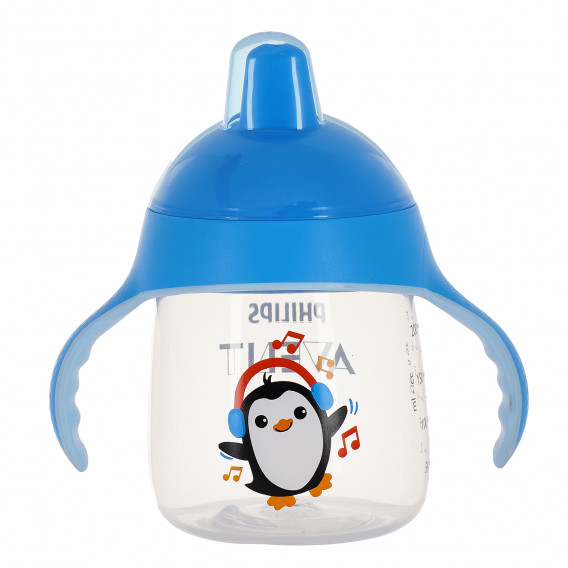 Κύπελλο 260 ml. 12m + / στερεό μπλε ακροφύσιο πιγκουίνος Philips AVENT 101257 2
