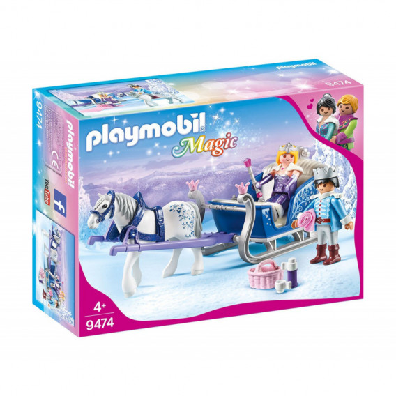 Playmobil - Magic, έλκηθρο με βασιλικό ζευγάρι για κορίτσια Playmobil 101757 