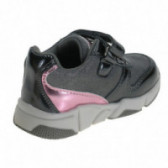 Sneakers με καρδιά και ροζ λεπτομέρειες, για κοριτσάκι Beppi 102230 2