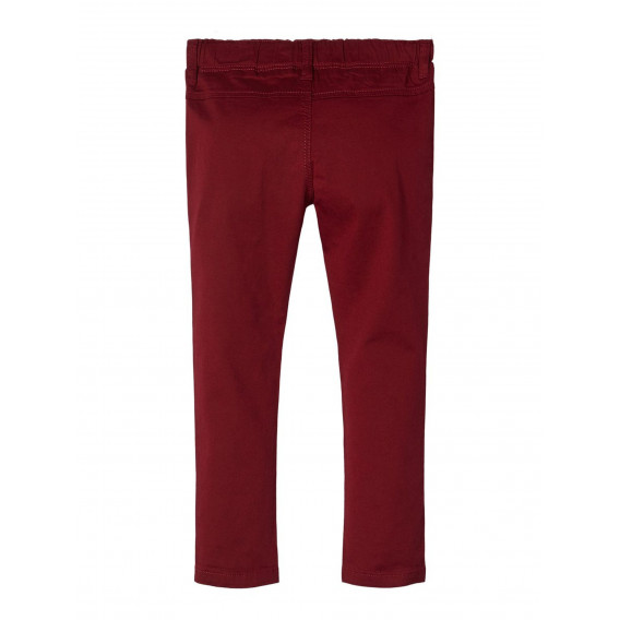 Κόκκινο παντελόνι με κρυφή τσέπη, για αγόρι Name it 102557 2