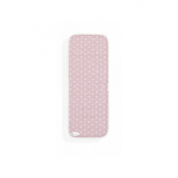 Κάλυμμα για καρότσι σε ροζ χρώμα με κεντημένα ροζ αστέρια Inter Baby 102688 