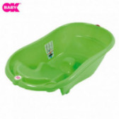 Πράσινη ανατομική μπανιέρα Onda με ένδειξη μέγιστης στάθμης νερού OK Baby 103097 2