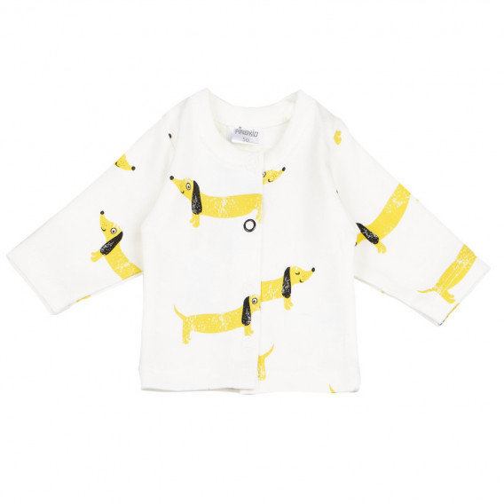 Βαμβακερό μπουφάν για μωρά σε λευκό Pinokio 103520 