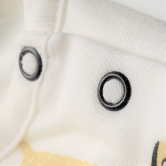 Βαμβακερό μπουφάν για μωρά σε λευκό Pinokio 103523 4