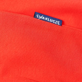 Βαμβακερό αθλητικό παντελόνι με ραμμένη κορδέλα για  κοριτσάκι Ewa Klucze 104850 4
