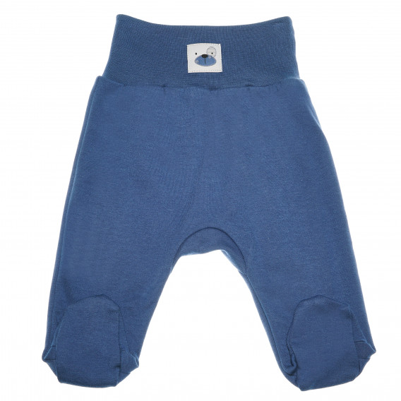 Βαμβακερό παντελόνι για αγοράκι, μπλε NINI 104993 