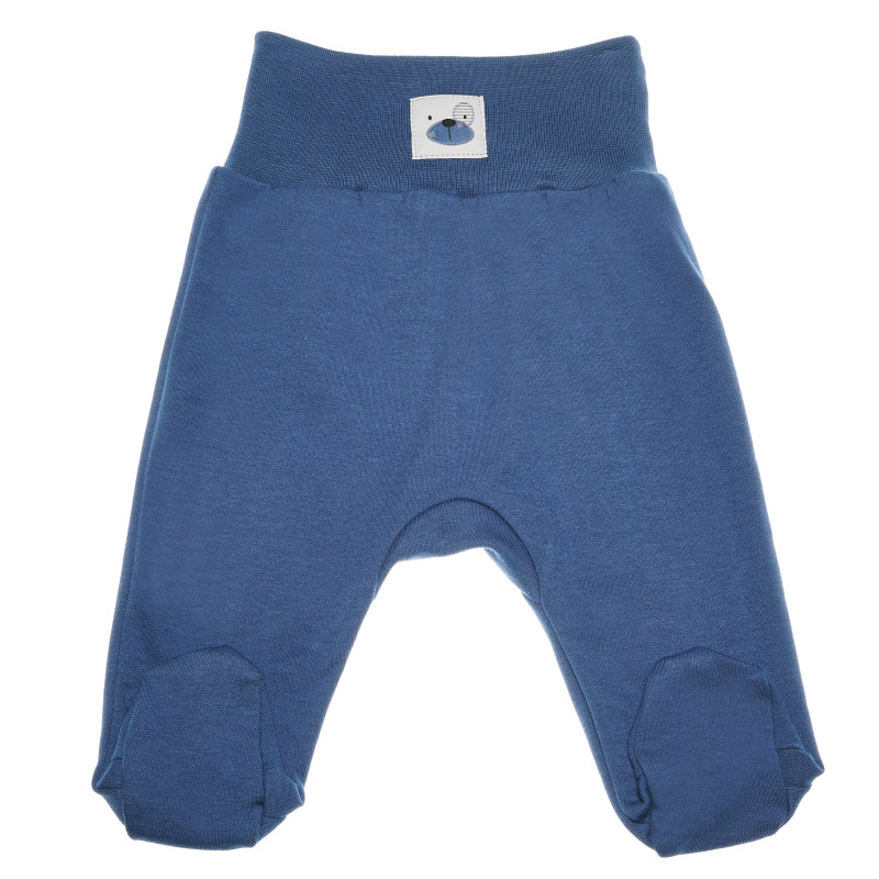 Βαμβακερό παντελόνι για αγοράκι, μπλε  104993