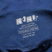 Βαμβακερό παντελόνι για αγοράκι, μπλε NINI 104997 5