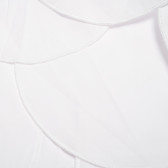 Αμάνικο βαμβάκερό φόρεμα με μεγάλους κύκλους σε λευκό χρώμα The Tiny Universe 105062 4