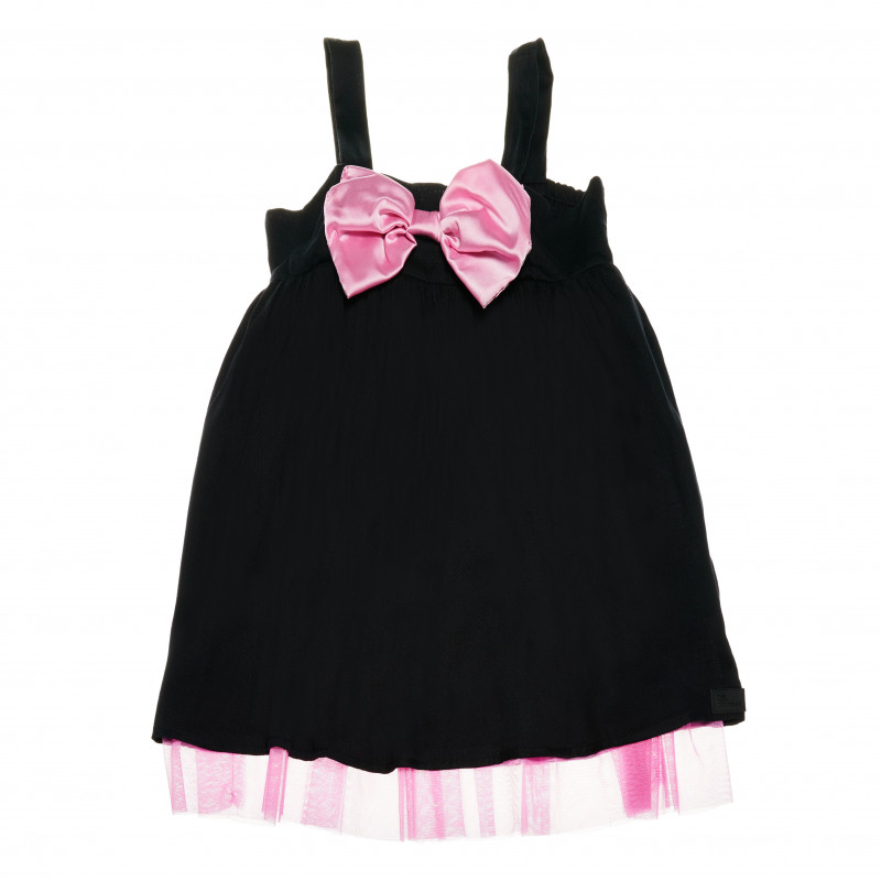 Παιδικό φόρεμα για κορίτσι με ροζ κορδέλα  105096