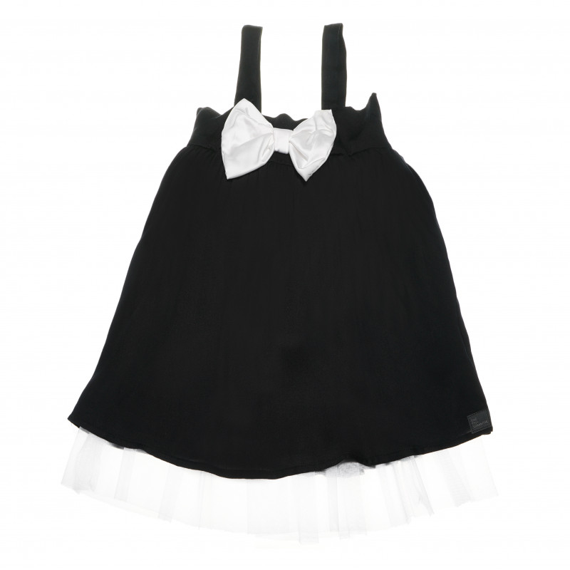 Παιδικό φόρεμα για κορίτσι με λευκή κορδέλα  105101