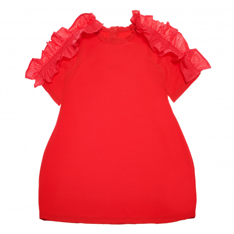 Παιδικο φόρεμά κοντομάνικο σε κόκκινο χρώμα  105104