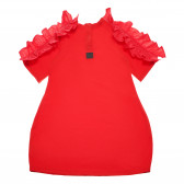 Παιδικο φόρεμά κοντομάνικο σε κόκκινο χρώμα The Tiny Universe 105105 2