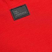 Παιδικο φόρεμά κοντομάνικο σε κόκκινο χρώμα The Tiny Universe 105107 4