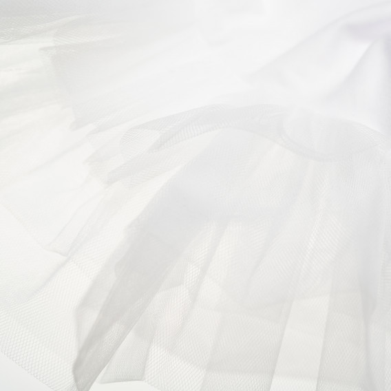 Παιδικο φόρεμα με κοντό μανίκι σε λευκό χρώμα The Tiny Universe 105121 3