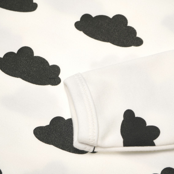Βαμβακερές πιτζάμες με σχέδια συννεφάκια, για αγόρι NINI 105145 4