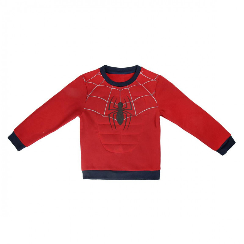 Κόκκινο φούτερ με εκτύπωση Spider για αγόρι  1053