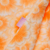 Βελούδινο κασκόλ σε πορτοκαλί χρώμα για κορίτσια TUTU 106737 2