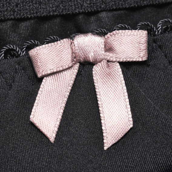 Μαύρο μπικίνι με ροζ φιογκάκι, για εγκύους Cache Caeur 106951 3
