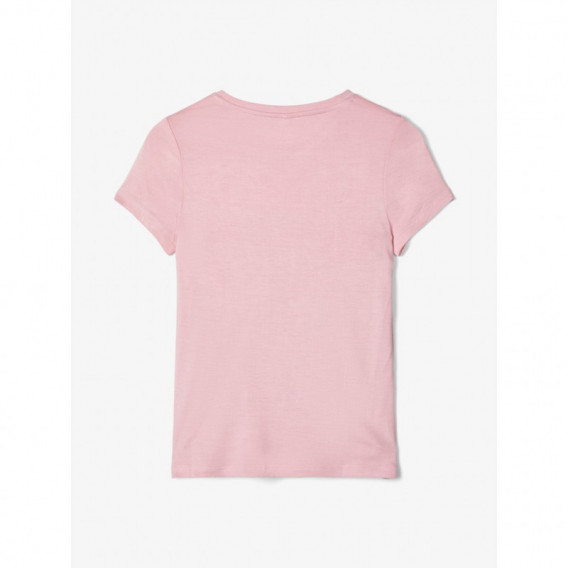 Μπλούζα με κεντήματα, ροζ για κορίτσια Name it 107547 2