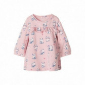 Τουνίκ μακρυμάνικη για μωρά ( κορίτσια ), ροζ Name it 107564 