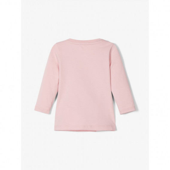Βαμβακερή μπλούζα με panda σε ροζ χρώμα για κορίτσια Name it 107571 2