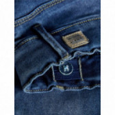 Μαλακό ελαστικό τζιν παντελόνι, σε μπλε χρώμα για κορίτσια Name it 107653 3