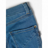 Τζιν παντελόνι σε μπλε χρώμα για κορίτσια Name it 107731 2