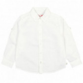 Μακρυμάνικο πουκάμισο σε λευκό για μωρά ( αγόρια ) Boboli 107777 