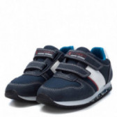 Sneakers σκούρoυ μπλε χρώματος, με λουράκι velcro, για αγόρι XTI 107846 