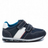 Sneakers σκούρoυ μπλε χρώματος, με λουράκι velcro, για αγόρι XTI 107847 2