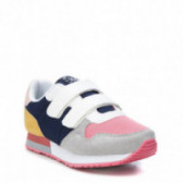 Sneakers με λουράκια velcro και χρωματιστές πινελιές, για κορίτσι XTI 107884 3
