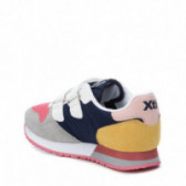 Sneakers με λουράκια velcro και χρωματιστές πινελιές, για κορίτσι XTI 107885 4