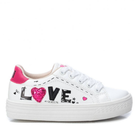 Sneakers σε λευκό χρώμα, με επιγραφή, για κορίτσι XTI 107910 2