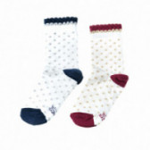 Σετ από δύο ζευγάρια κάλτσες σε μπλε χρώμα, για κορίτσι Ewers 107956 2