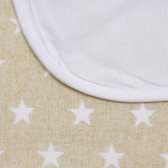 Κουβέρτα αγκαλιάς / πετσέτα με λευκά αστέρια Inter Baby 109381 5