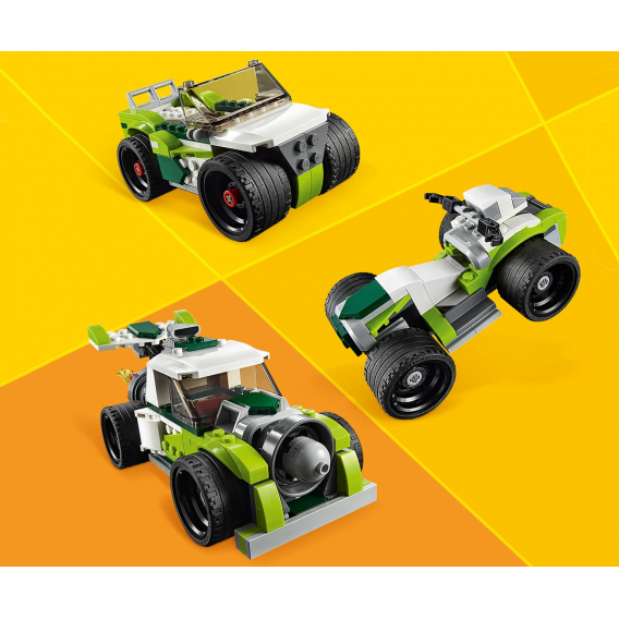 Lego Creataor, Rocket Truck, 198 τεμάχια Lego 109971 11