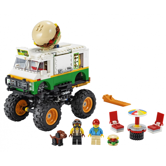 Lego Creator, Monster Truck Hamburger Stand, 499 τεμάχια Lego 109984 3
