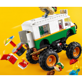Lego Creator, Monster Truck Hamburger Stand, 499 τεμάχια Lego 109990 9
