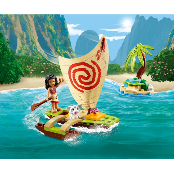 Lego Set, Ocean Adventure of Vaiana, 46 κομμάτια Lego 110022 4