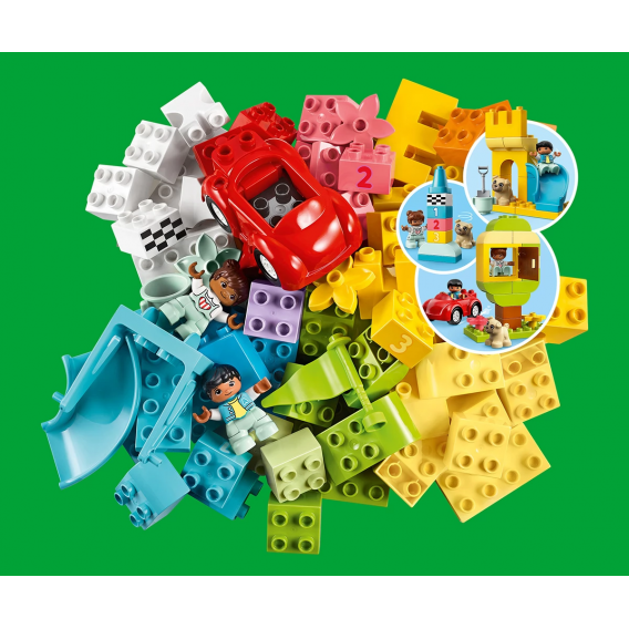 Lego Duplo Πολυτελές κουτί από τούβλα, 85 τεμάχια Lego 110102 4